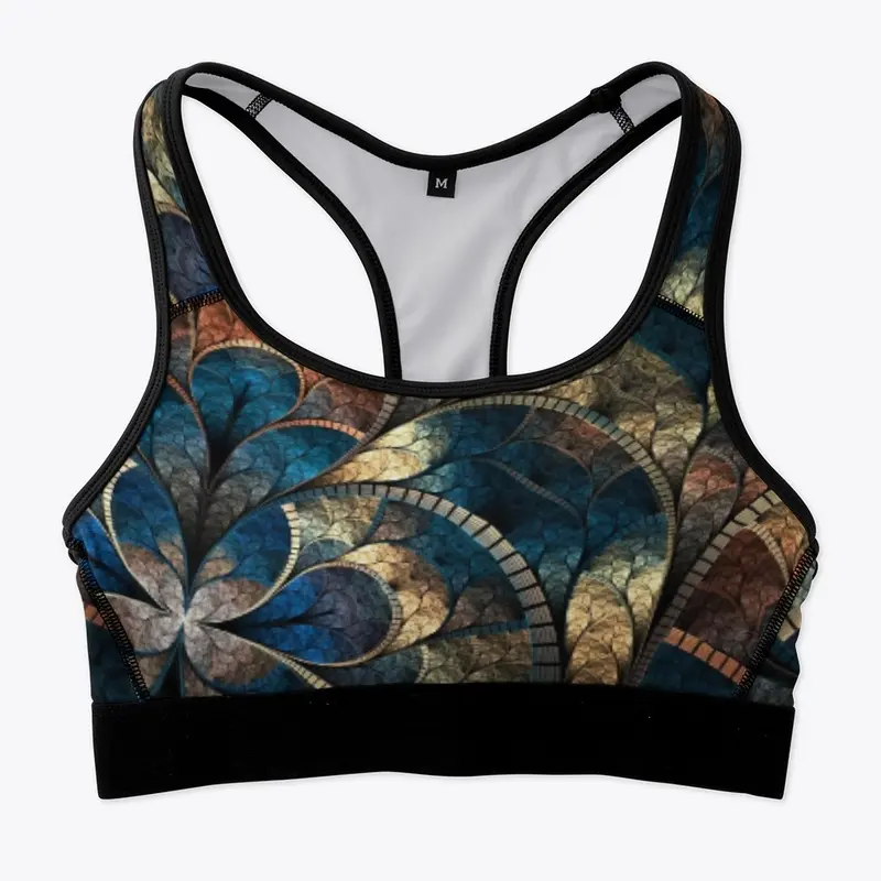 All-Over Print Sports Bra