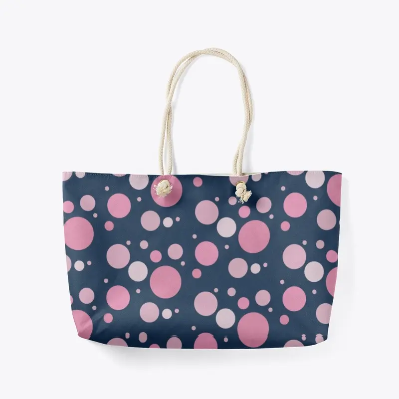 Polka Design stylish slides, mug, bag 